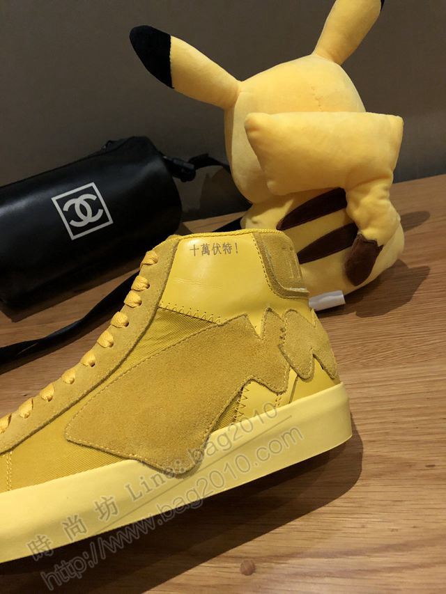 Nike男鞋 2019秋冬 耐克聯名Air Jordan 1最新系列 耐克高幫磨砂牛皮休閒男鞋  hdx13092